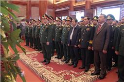 Đoàn công tác Bộ Quốc phòng dâng hương tưởng niệm tại Khu di tích lịch sử quốc gia liệt sĩ TNXP Đại đội 915